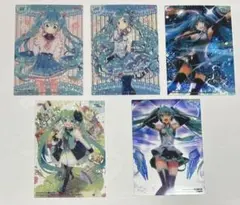 初音ミク コレクションカード 5枚セット