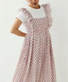 フリーダ Fread 木版バックリボンフリルワンピース