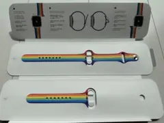 Apple Watch 純正 バンド 40mm レインボー 試着のみ 超美品