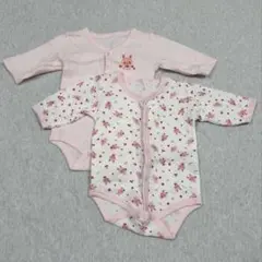 【美品】ロンパース　肌着　２枚セット
