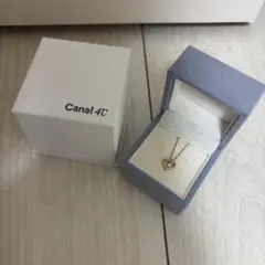 Canal 4℃ ハート型ネックレス ピンクゴールド