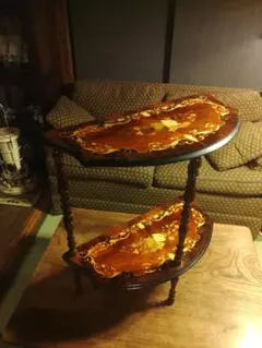 希少　イタリア製 コンソール コンソールテーブル サイドテーブル 花台 飾り棚