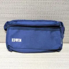 EDWIN 　ネイビー　収納ポーチ　マルチケース