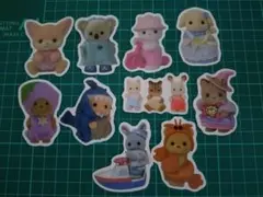 シルバニアファミリーステッカー