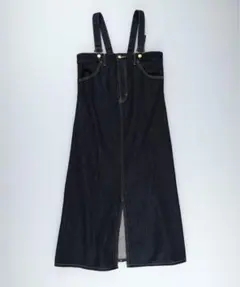 Lee デニムサスペンダースカート