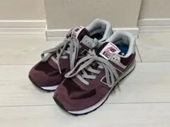 New Balance 574 Classic バーガンディ