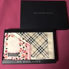 バーバリー　ハンカチ　ギフト