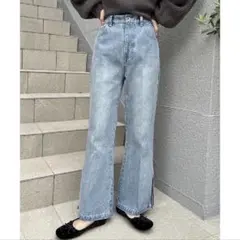 one after another NICE CLAUP フレアデニムパンツのサムネイル