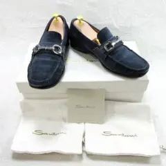 Santoni サントーニ ビットローファー ネイビー 26cm相当 2026年最新】Santoni ローファー種類：ビットローファー メンズ