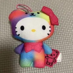 マック ハッピーセット ハローキティ マスコット カラフルベア ぬいぐるみ