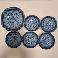 紫陽花模様 食器セット 6枚