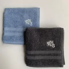 ロンハーマン☆RHC☆タオルハンカチ【Gray&Blue】2枚セットのサムネイル