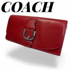 2026年最新】coach 長財布 赤チェックの人気アイテム - メルカリ