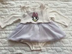プティマイン　ディズニー　デイジー　長袖ロンパース　チュール