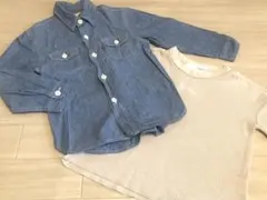 リーバイス、アメカジ、EDWINデニムシャツ、Tシャツ100、110