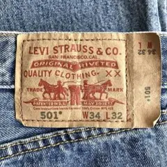 Levi's 501 Straight Fit Jeans W34 L32のサムネイル