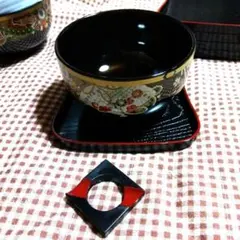 御椀　御膳　塗箸　箸置き　セット　和風　雅　縁起物のサムネイル