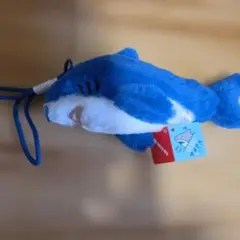サメさん ぬいぐるみポーチ ブルー