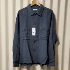 ジャーナルスタンダートレリューム　C/Lバスケットピンストライプシャツ　M