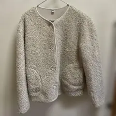 UNIQLO ボアジャケット Mサイズ クリーム色