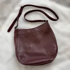 Kitamura元町☆ボルドーのレザーショルダーバッグのサムネイル