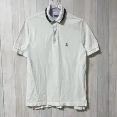 ブルックスブラザーズ　半袖ポロシャツ　ホワイト　A1