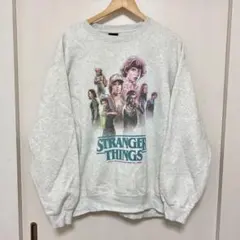 STRANGER THINGS グレー スウェット Lサイズ