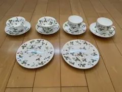 ウェッジウッド　ワイルドストロベリー　食器・カップ10点セット