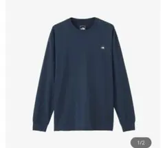 THE NORTH FACE ネイビー 長袖M スモールボックスロゴ