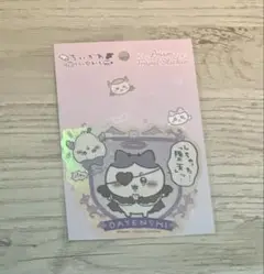 ちいかわ てんしとあくま プリズムトラベルステッカー（③堕天したハチワレ）