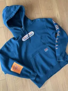 BEN DAVIS ダークブルー グリーン パーカー