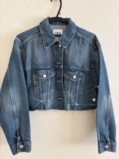 ZARA クロップドデニムジャケット Sサイズ
