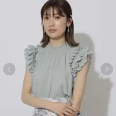 Apuweiser-riche】前後2WAYフリルスリーブボウブラウス 新品