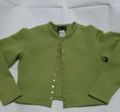 agnès b. グリーン カーディガン サイズ1