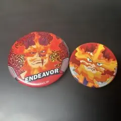 僕のヒーローアカデミア エンデヴァー 缶バッジ 2個セット