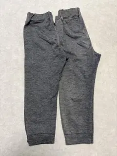ウルトラストレッチアクティブジョガーパンツ110cm グレー　2枚セット