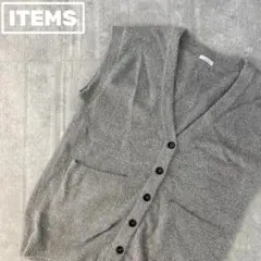アイテムズ ITEMS アーバンリサーチ ラメニットベスト【F】