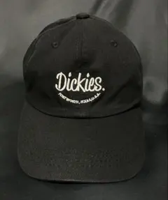 Dickies ロゴ刺繍 ローキャップ 黒 57-59cmのサムネイル