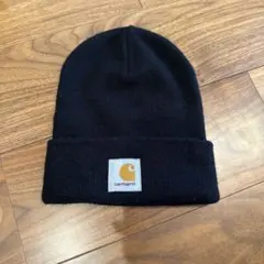 Carhartt ブラック ニット帽 フリーサイズ