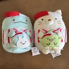 すみっコぐらし　ラウンドワン　おおきなころっとぬいぐるみBIG 2点セット