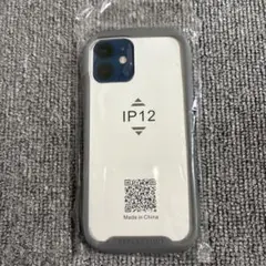 iPhone 12 プラスチックケース グレー　iFace風　新品未使用
