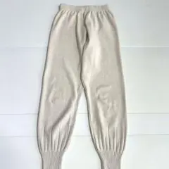 ニットパンツ スウェットパンツ カジュアル アイボリー