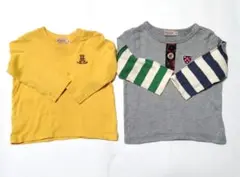 ミキハウス 長袖Tシャツ 80サイズ 2枚セット
