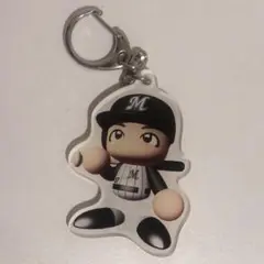 小川龍成　パワプロ×マリーンズ アクリルキーホルダー ロッテ