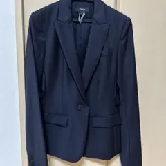 極美品　Theory ダークネイビー ストライプ テーラードジャケット