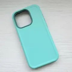 iPhone15 Pro 用 スマホケース カバー 二重保護 水色