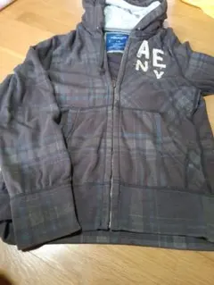 American Eagle チェック柄パーカー L