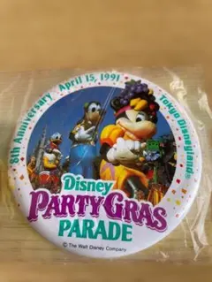 東京ディズニーランド 8th Anniversary 缶バッジ