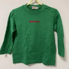 miki HOUSE グリーン長袖Tシャツ 90
