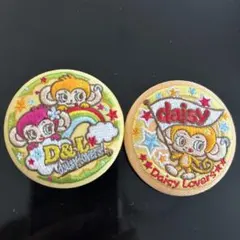 ナルミヤキャラクターズ　刺繍缶バッチ　Daisy Lovers 2点セット
